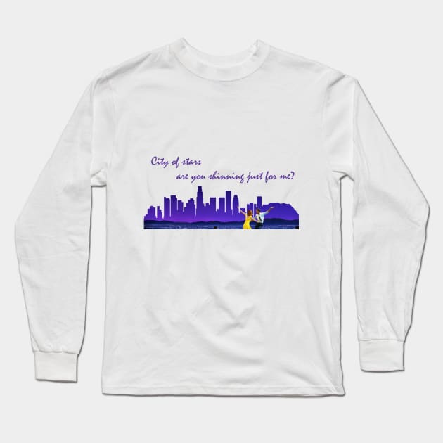 city of stars Long Sleeve T-Shirt by cahacc